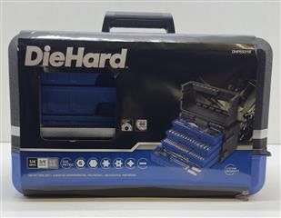 DieHard 190 Pc Mechanics Tool Set 1/4 3/8 1/2 Drive SAE Metric Case